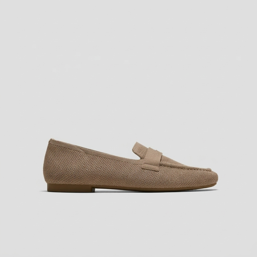 Arch Support Square-Toe Knit