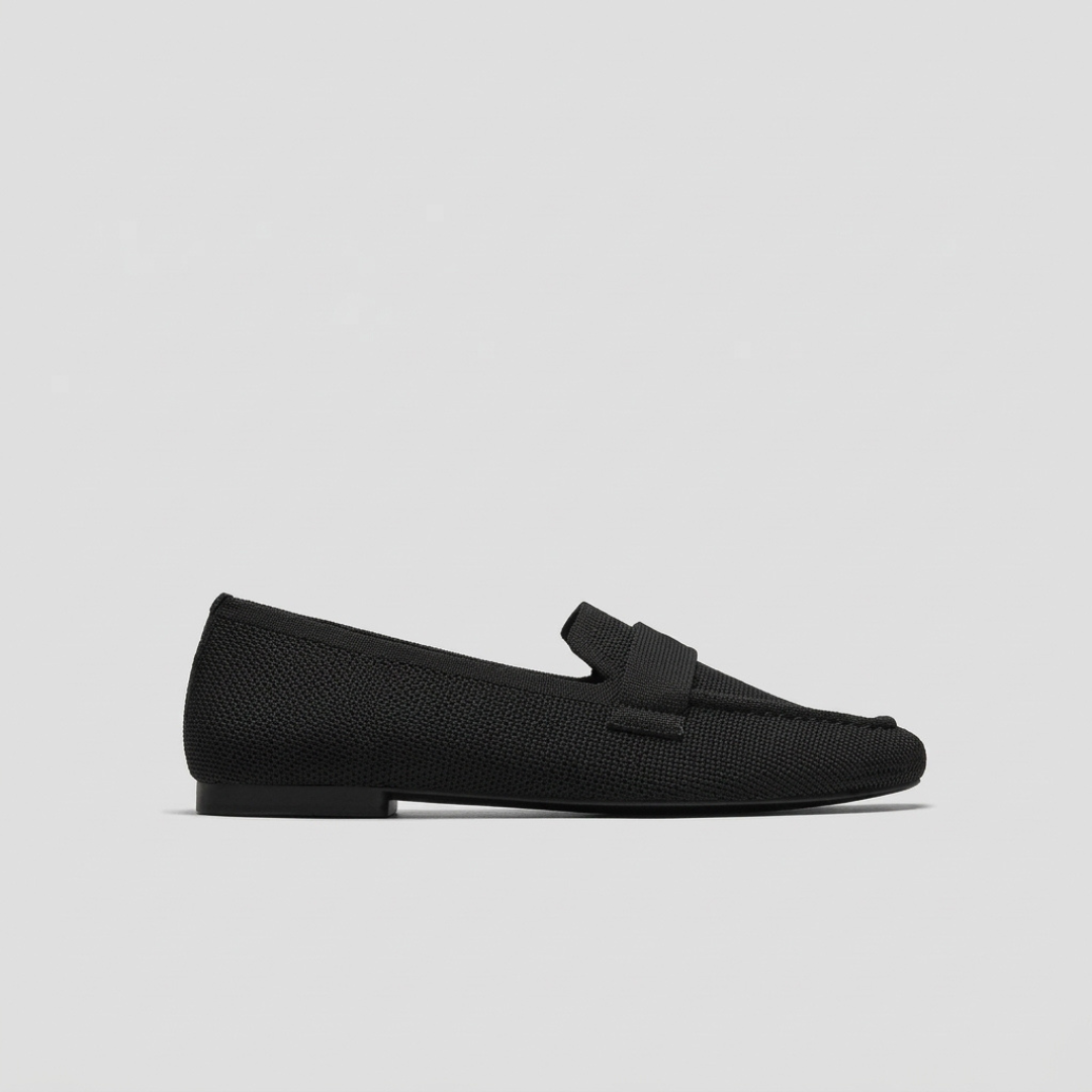 Arch Support Square-Toe Knit