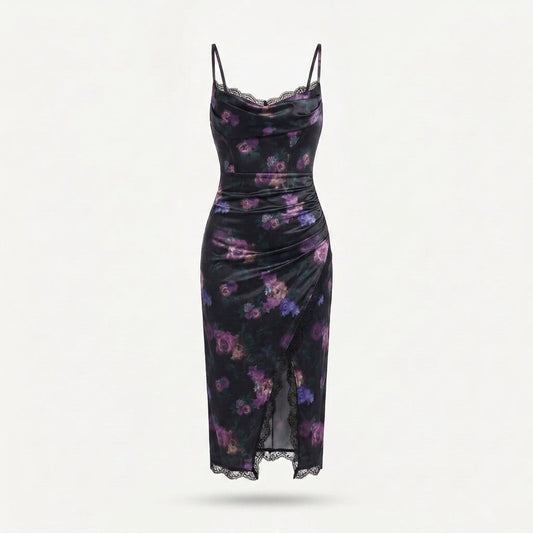 Midi Dress Floral Print