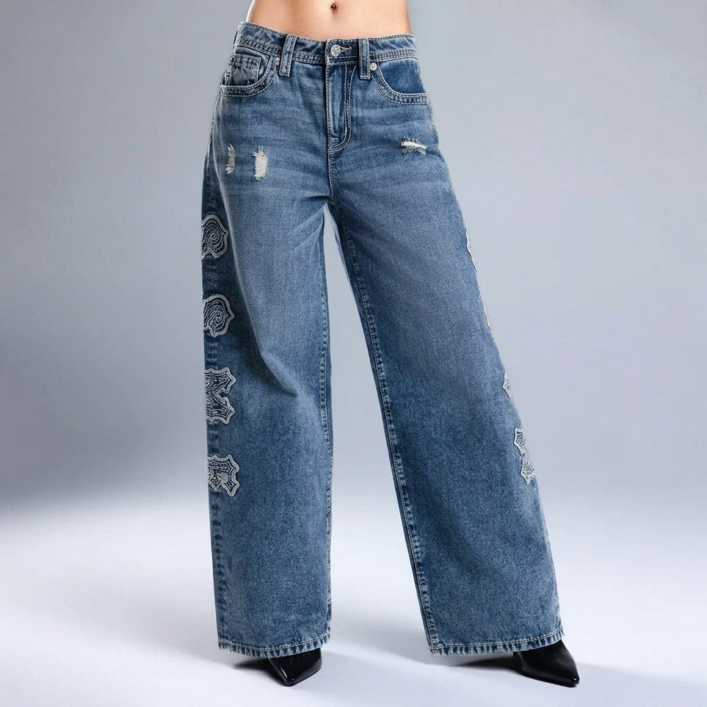 Ayana Baggy Wide Leg Jeans
